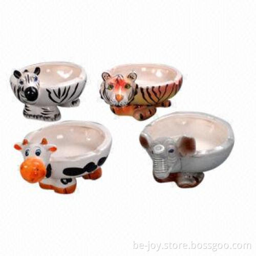 Animal Ceramic Ashtray with Logo and Customized Designs, Available in Various Colors and Sizes, OEM